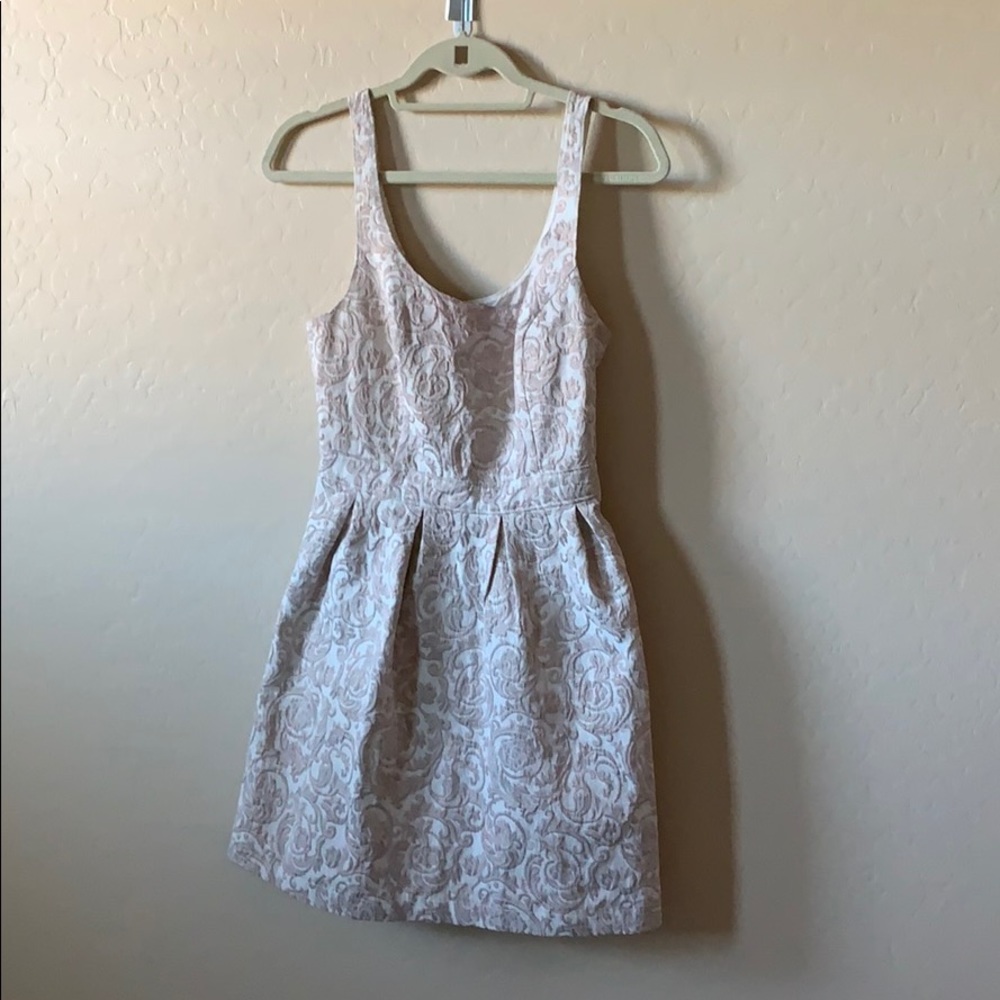 Abercrombie And Fitch metallic dress
